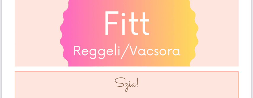 SÓS reggeli+vacsi  E-book