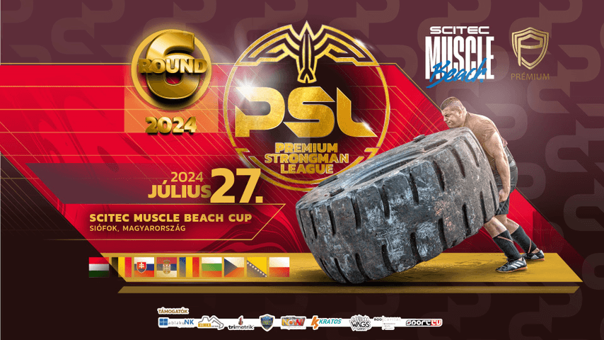 Premium Strongman league Round 6 - Scitec Muscle Beach Cup