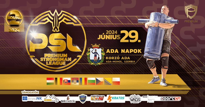 Premium Strongman League Round 2. Ada - Serbia