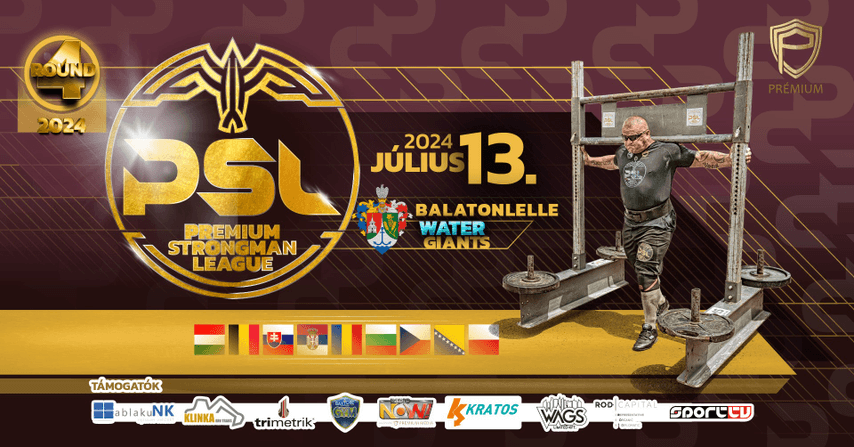 Premium Strongman League - Round 4.  Water Giants in Balatonlelle